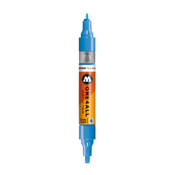 Molotow Twin One4All 1,5mm/4mm 227 Metallic Silver - Crack Kids Lisboa