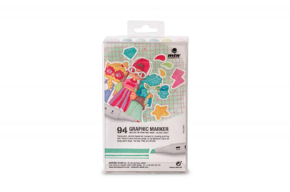 MTN 94 Graphic Marker Pastel 12 Pack - Crack Kids Lisboa