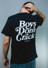 Tshirt Boys Don't Crack Azul - Crack Kids Lisboa