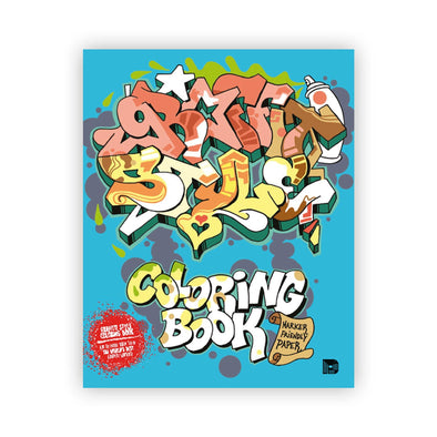Grafitti style - Colouring Book - Crack Kids Lisboa