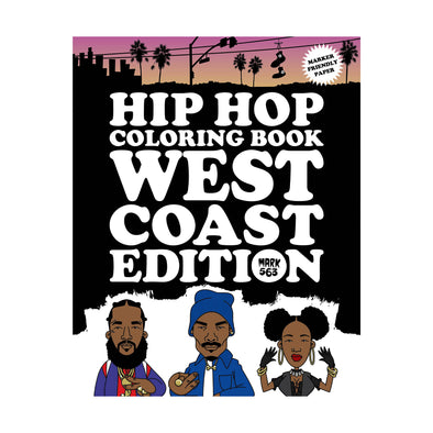 Hip Hop Colouring Book West Coast Edition - Crack Kids Lisboa